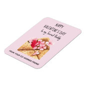 Zu meinem geheimen Buddy Valentine's Day Flexible Magnet (Linke Seite)