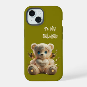 Zu meinem geliebten - Porzellan Inspiriert Teddybä iPhone 15 Hülle