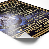 Zu meinem Geschenk an meine Tochter Schmetterlinge Fotodruck (Ecke)