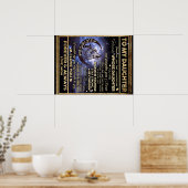 Zu meinem Geschenk an meine Tochter Schmetterlinge Poster (Küche)