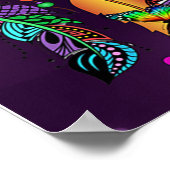 Zu meinem Geschenk an meine Tochter Schmetterlinge Poster (Ecke)