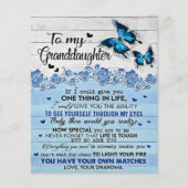 zu meinem Geschenk des Tochter-Schmetterlings-Tote Flyer (Vorne)