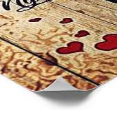 Zu meinem Geschenk für den Ehemann | Love Husband  Poster (Ecke)