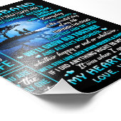 Zu meinem Geschenk für den Ehemann, Niedliches Geb Fotodruck (Ecke)