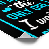 Zu meinem Geschenk für den Ehemann, Niedliches Geb Poster (Ecke)