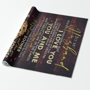 Zu meinem Geschenk für den Ehemann, Personalisiert Geschenkpapier