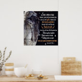 Zu meinem Geschenk für den Ehemann, Personalisiert Poster (Küche)