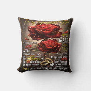 Zu meinem Geschenk für Ehefrau, ein paar Lieben, e Kissen