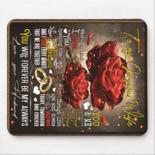 Zu meinem Geschenk für Ehefrau, ein paar Lieben, e Mousepad