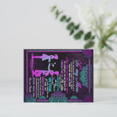 Zu meinem Geschenk für Mama und Tochter, Mama Gesc Postkarte (Stehend Vorderseite)