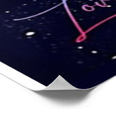 Zu meinem Geschenk für meine Schwester Lady Girl, Poster (Ecke)