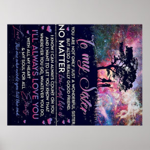 Zu meinem Geschenk für meine Schwester Lady Girl,  Poster