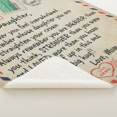 zu meinem Geschenk, Liebe Brief an unsere Tochter Sherpadecke (3/4)