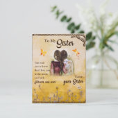 Zu meinem Geschenk, Schmetterlingsliebe, Blumenges Einladung (Stehend Vorderseite)