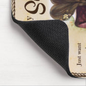 Zu meinem Geschenk, Schmetterlingsliebe, Blumenges Mousepad (Ecke)