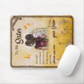 Zu meinem Geschenk, Schmetterlingsliebe, Blumenges Mousepad (Mit Mouse)