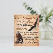 Zu meinem Geschenk, Vater und Tochter, Adler Lover (Stehend Vorderseite)