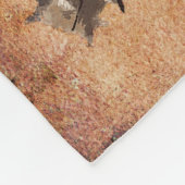 Zu meinem Geschenk, Vater und Tochter, Adler Lover Fleecedecke (Ecke)