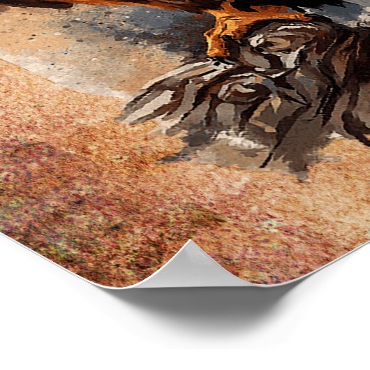 Zu meinem Geschenk, Vater und Tochter, Adler Lover Poster (Ecke)