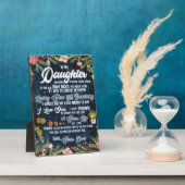 Zu meinem Geschenk, Weihnachtsbrief an Tochter Fotoplatte (Seite)