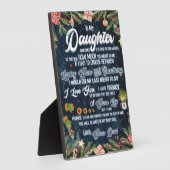 Zu meinem Geschenk, Weihnachtsbrief an Tochter Fotoplatte (Seite)