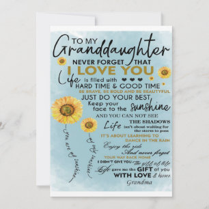 Zu meinem Großtochter-Geschenk, Großkinder zum Geb Feiertagskarte
