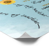 Zu meinem Großtochter-Geschenk, Großkinder zum Geb Poster (Ecke)