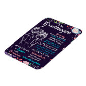 zu meinem Großtochter-Geschenk von Oma, Blume Love Magnet (Linke Seite)