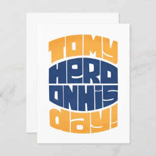 Zu meinem Held auf seinem Tag Glückwunschkarte des Karte