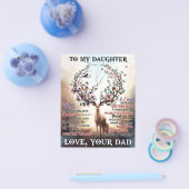 zu meinem Hirschtochtergeschenk, Geburtstagsgesche Flyer (Einzeln)