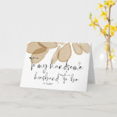 Zu meinem Hochzeitstag im Grünen Karte (Gelbe Blume)