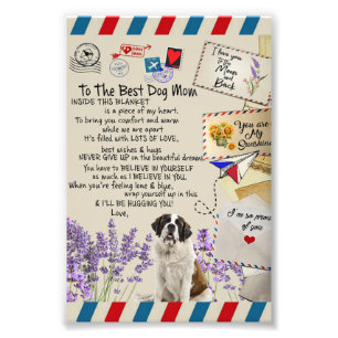 Zu meinem Hund-Mama-Geschenk, Hund-Lover-Geschenk, Fotodruck