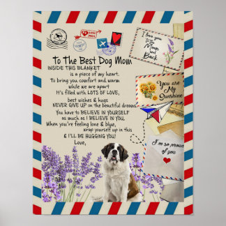 Zu meinem Hund-Mama-Geschenk, Hund-Lover-Geschenk, Poster