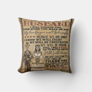 Zu meinem Husband Halloween-Paar-Liebe-Geschenk Kissen