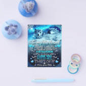 Zu meinem Husband Wolf Geschenk, Ehemann Geburtsta Flyer (Einzeln)