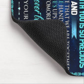 Zu meinem Husband Wolf Geschenk, Ehemann Geburtsta Mousepad (Ecke)
