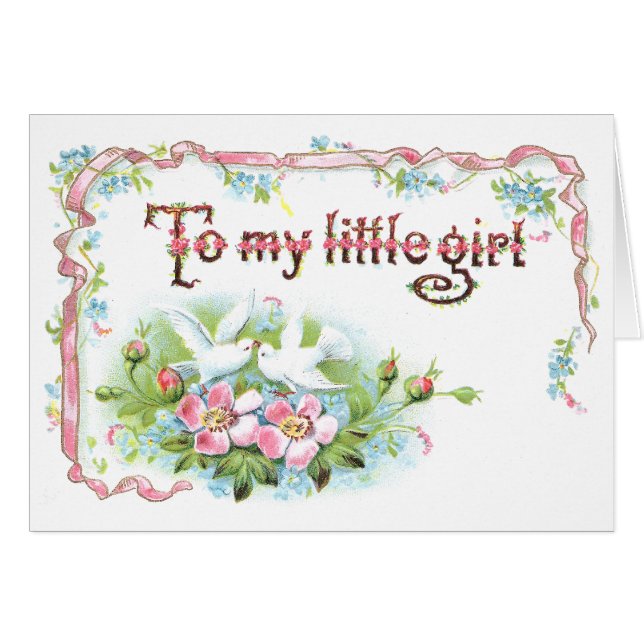 Zu meinem kleinen Mädchen (Vorderseite (Horizontal))