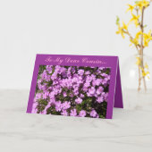 Zu meinem lieben Cousin… Karte (Gelbe Blume)