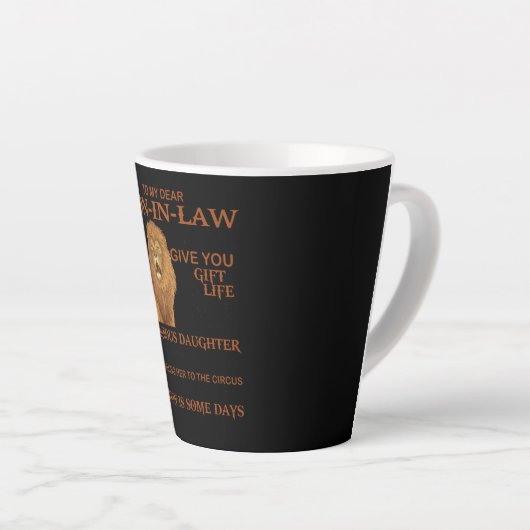 Zu meinem lieben Schwiegersohn geben Sie Ihnen ein Milchtasse (Rechte Ecke)