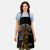 Zu meinem lieben Schwiegersohn habe ich dir das Ge Schürze (Getragen)