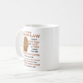 Zu meinem lieben Schwiegersohn Kaffeetasse (Vorderseite Links)