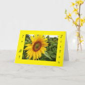 ZU MEINEM LIEBENEN *SCHWESTER*-GLÜCKLICHEN GEBURTS KARTE (Gelbe Blume)