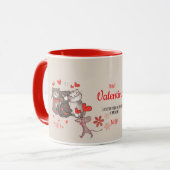 Zu meinem Liebling von Valentine Meow Tasse (Vorderseite Links)