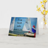 ZU MEINEM LIEBLINGSGESELLSCHAFTER AM GEBURTSTAG KARTE (Gelbe Blume)