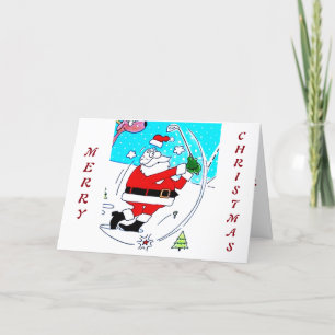 ***ZU MEINEM LIEBLINGSGOLFER*** NÄCHSTE KRISTMAS FEIERTAGSKARTE