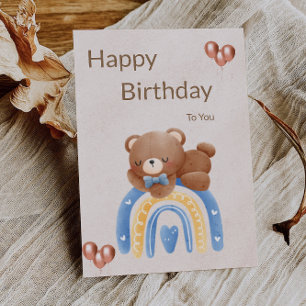 Zu meinem liebsten Babe glücklichen Geburtstag, Li Karte