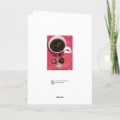 Zu meinem Liebsten Feiertagskarte (Rückseite)