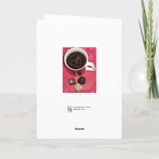 Zu meinem Liebsten Feiertagskarte (Rückseite)