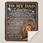 Zu meinem Lion Vater Geschenk, Vater Geburtstagsge Sherpadecke<br><div class="desc">Zu meinem Lion Vater Geschenk,  Vater Geburtstagsgeschenk Idee</div>