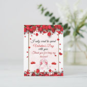 Zu meinem Mann am Valentinstag Feiertagskarte (Stehend Vorderseite)